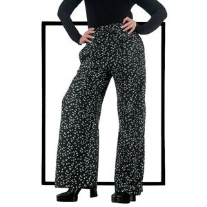 DIPPIN’ DAISY’S / Black & White Wide Leg Pants / Medium